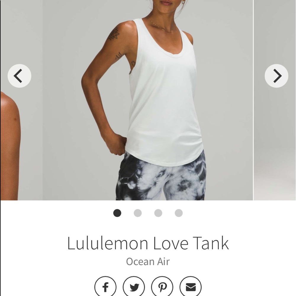 NWT lululemon love tank